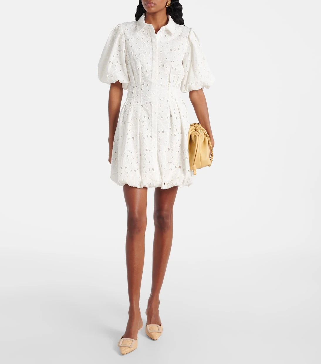 Simkhai - Cleo broderie anglaise cotton minidress