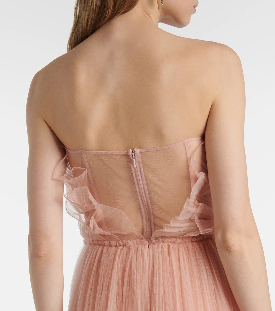 Costarellos - Marinel plissé tulle gown