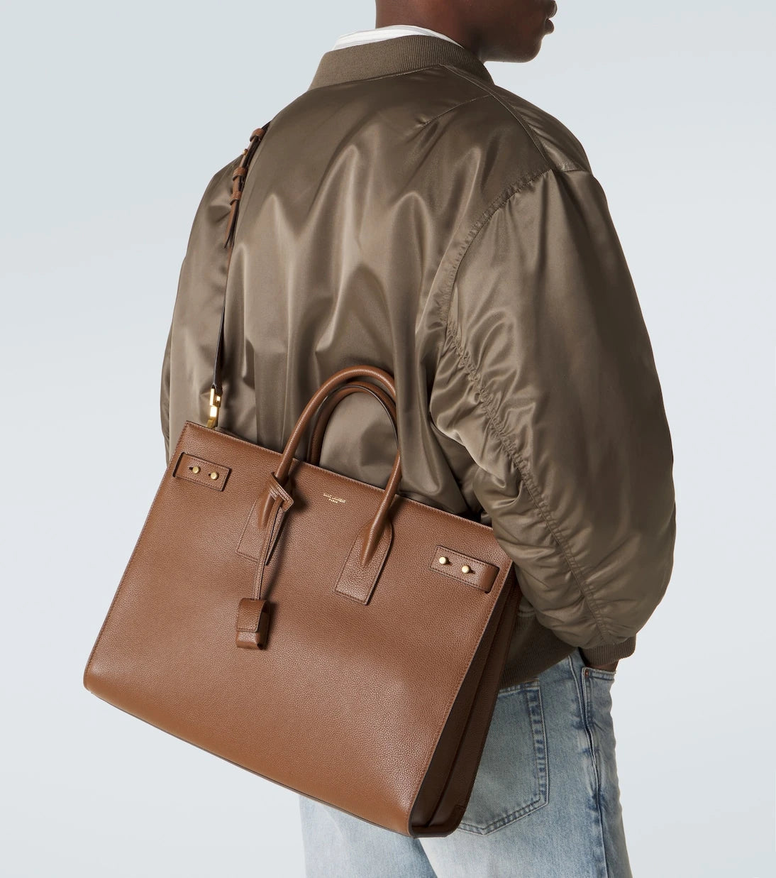 Saint Laurent - Sac De Jour Thin Large leather tote bag