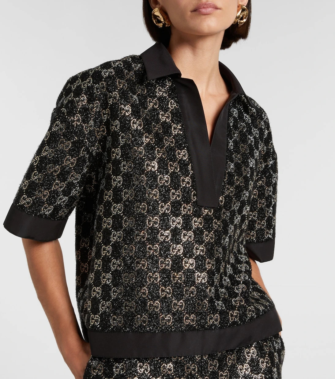 Gucci - GG embellished top