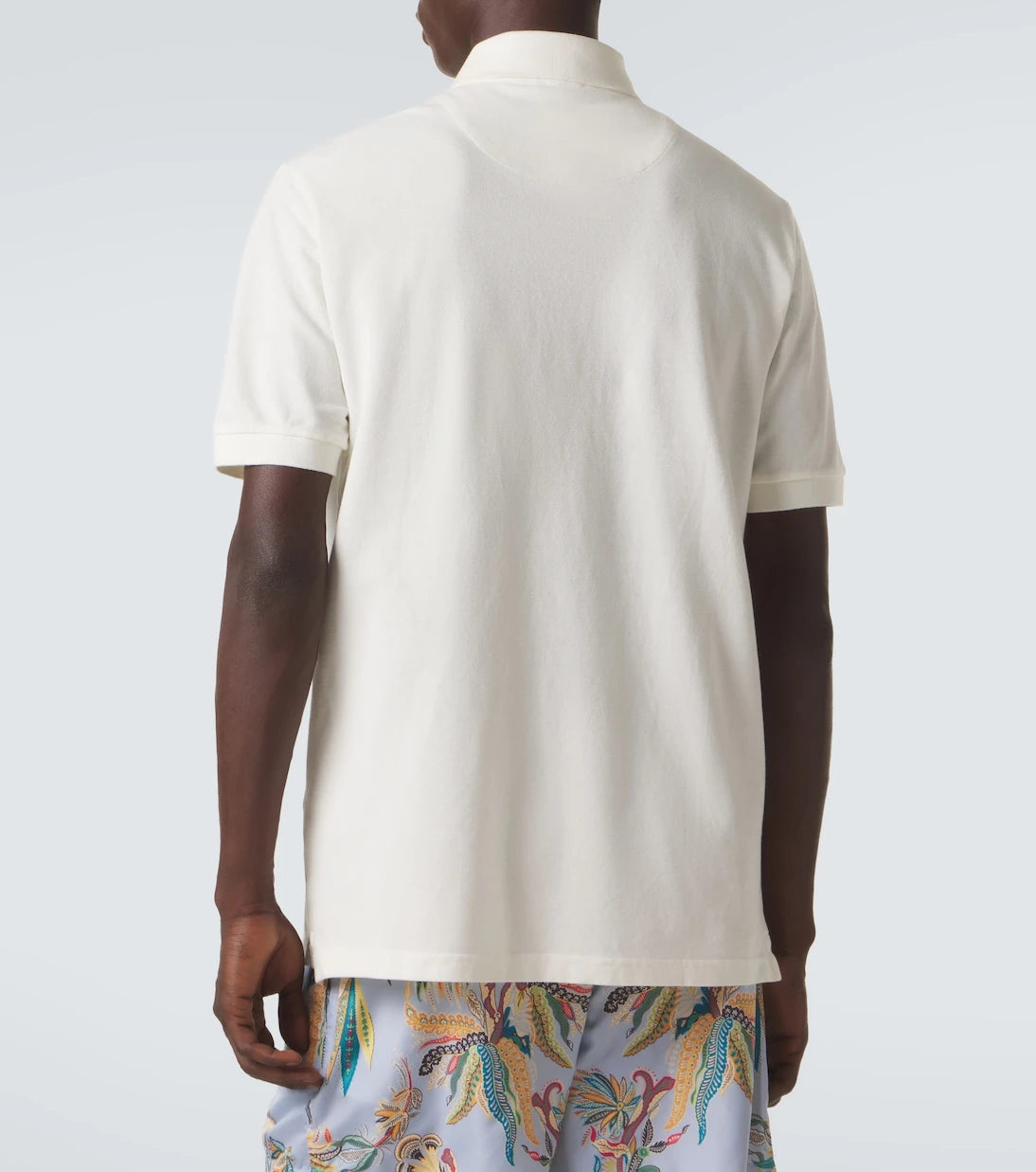 Etro - Pegaso cotton piqué polo shirt
