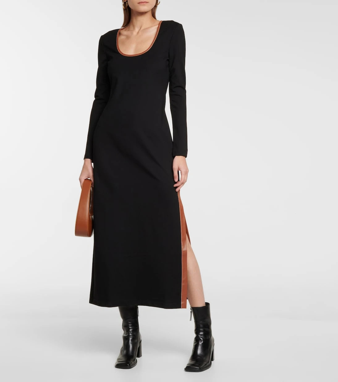 Staud - Joint jersey midi dress