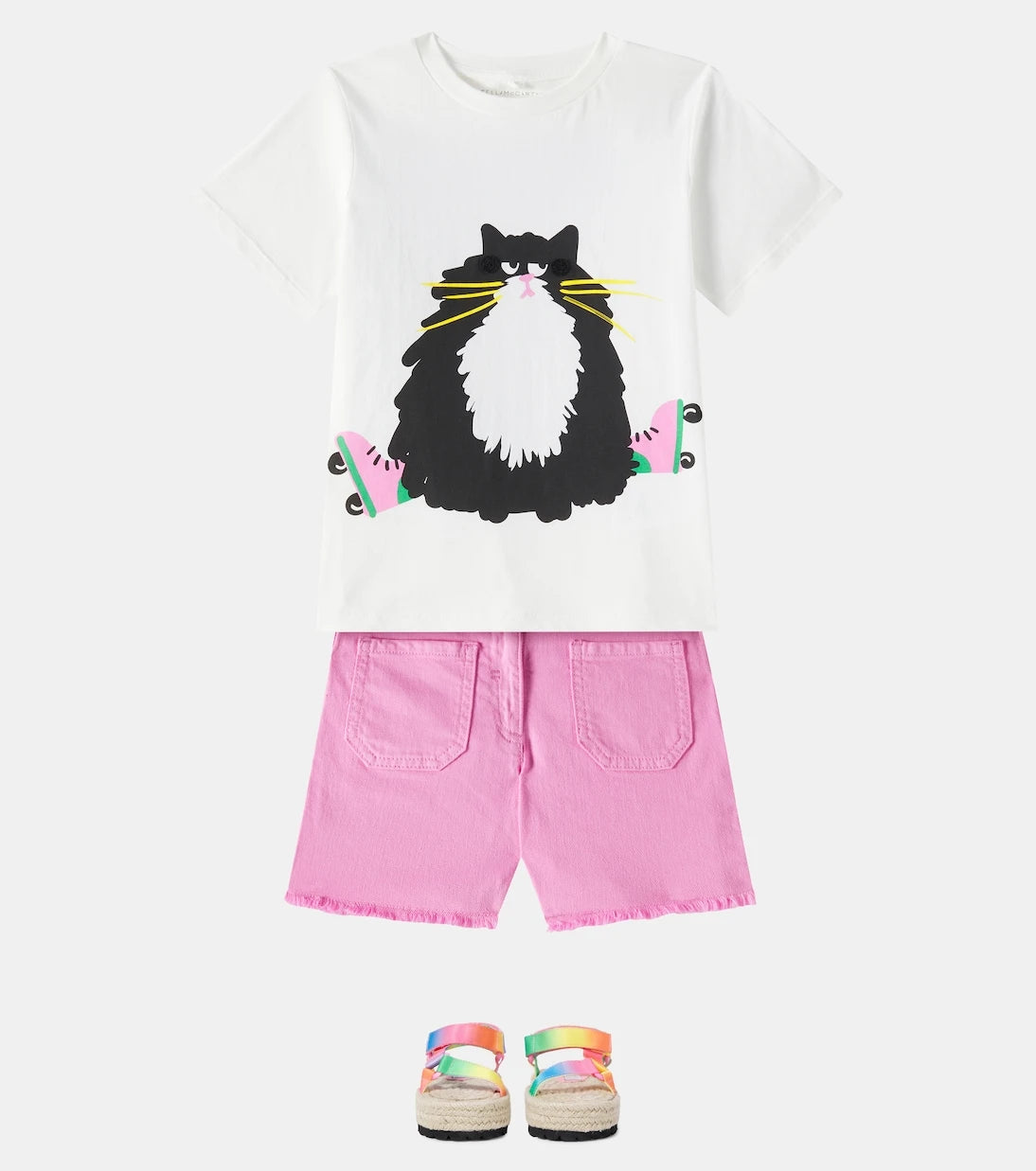 Stella McCartney Kids - شورت دنيم
