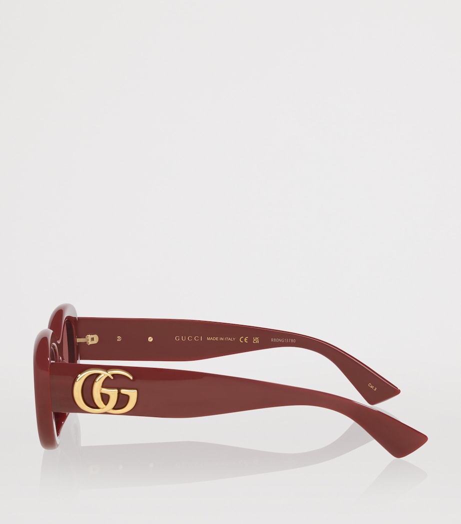Gucci Red Injected 0GC002381 Sunglasses