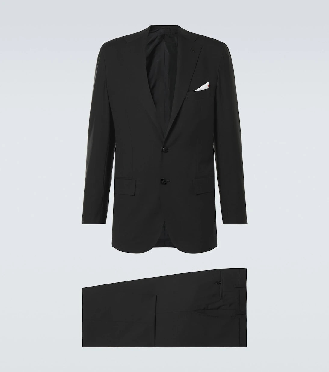 Kiton - Tek sıra düğmeli yün takım elbise