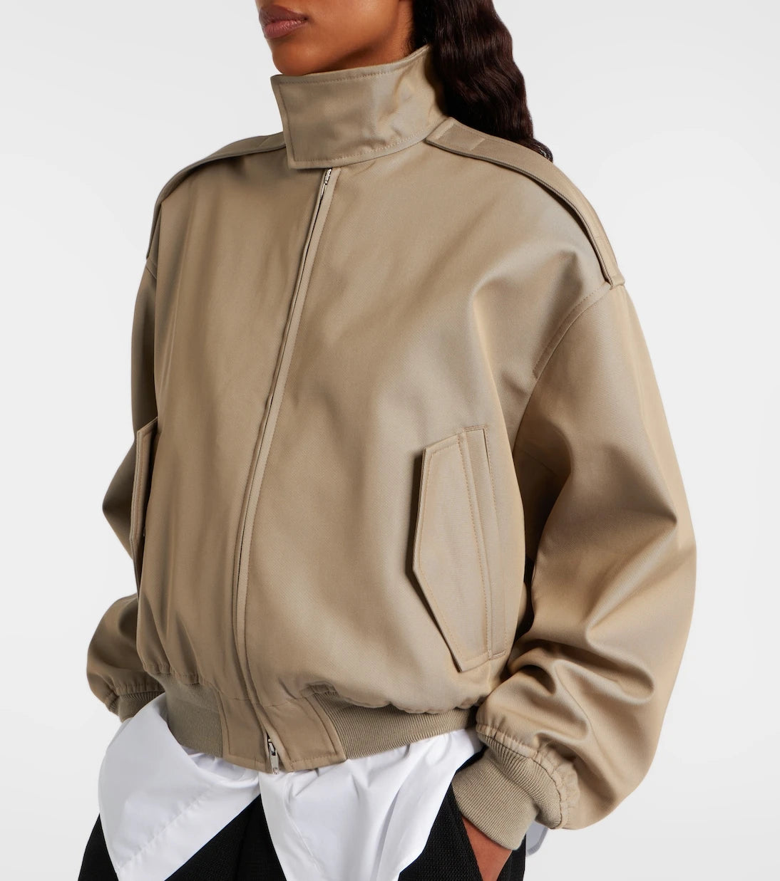 Phoebe Philo - Harrington cotton twill bomber jacket