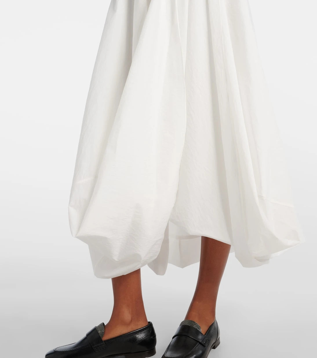 Brunello Cucinelli - Cotton-blend midi dress