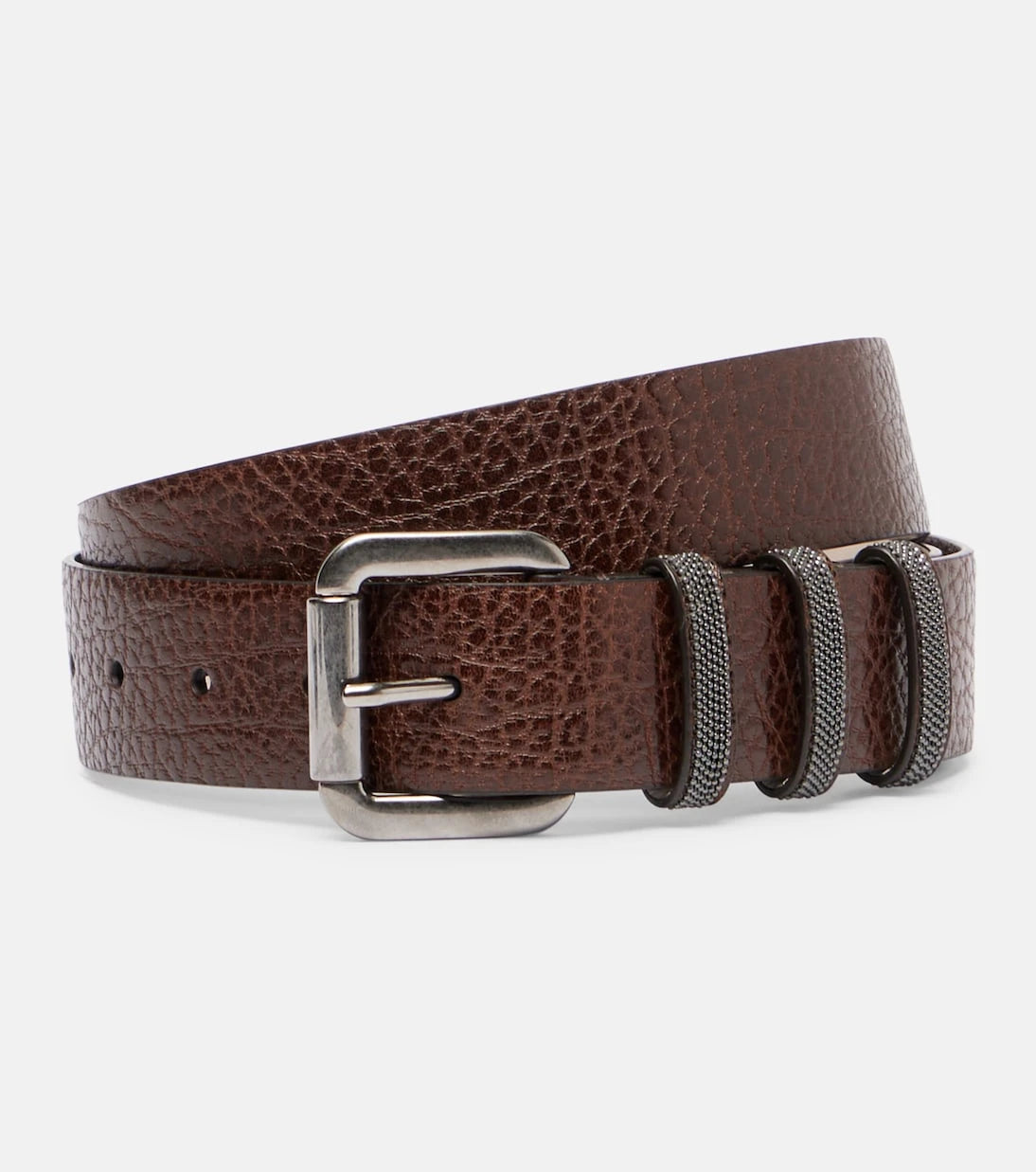 Brunello Cucinelli - Monili leather belt