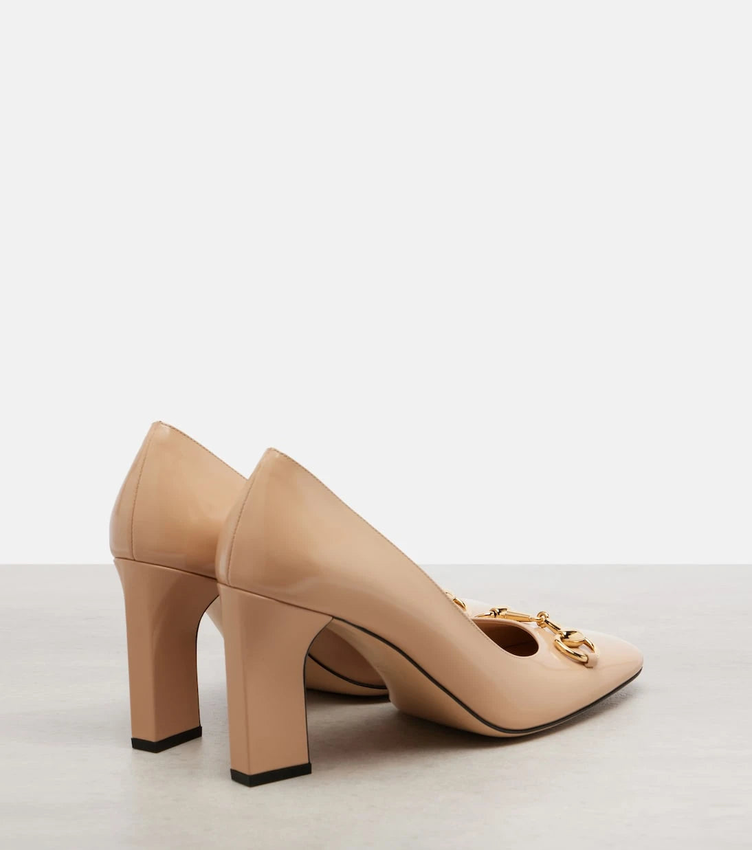 Gucci - Signora Horsebit leather pumps