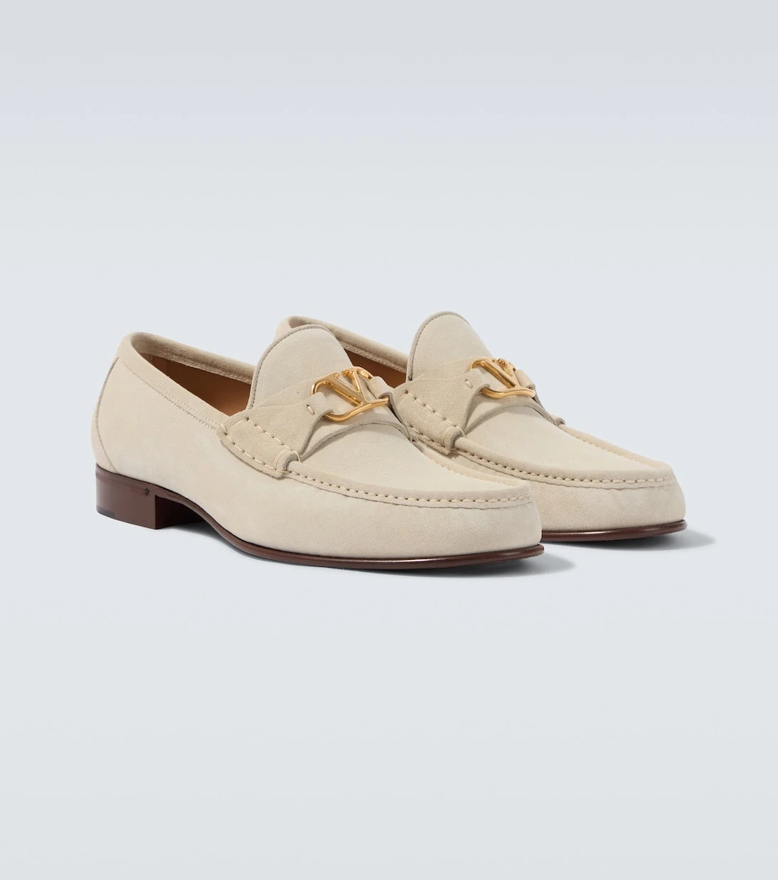 Valentino Garavani - VLogo suede loafers