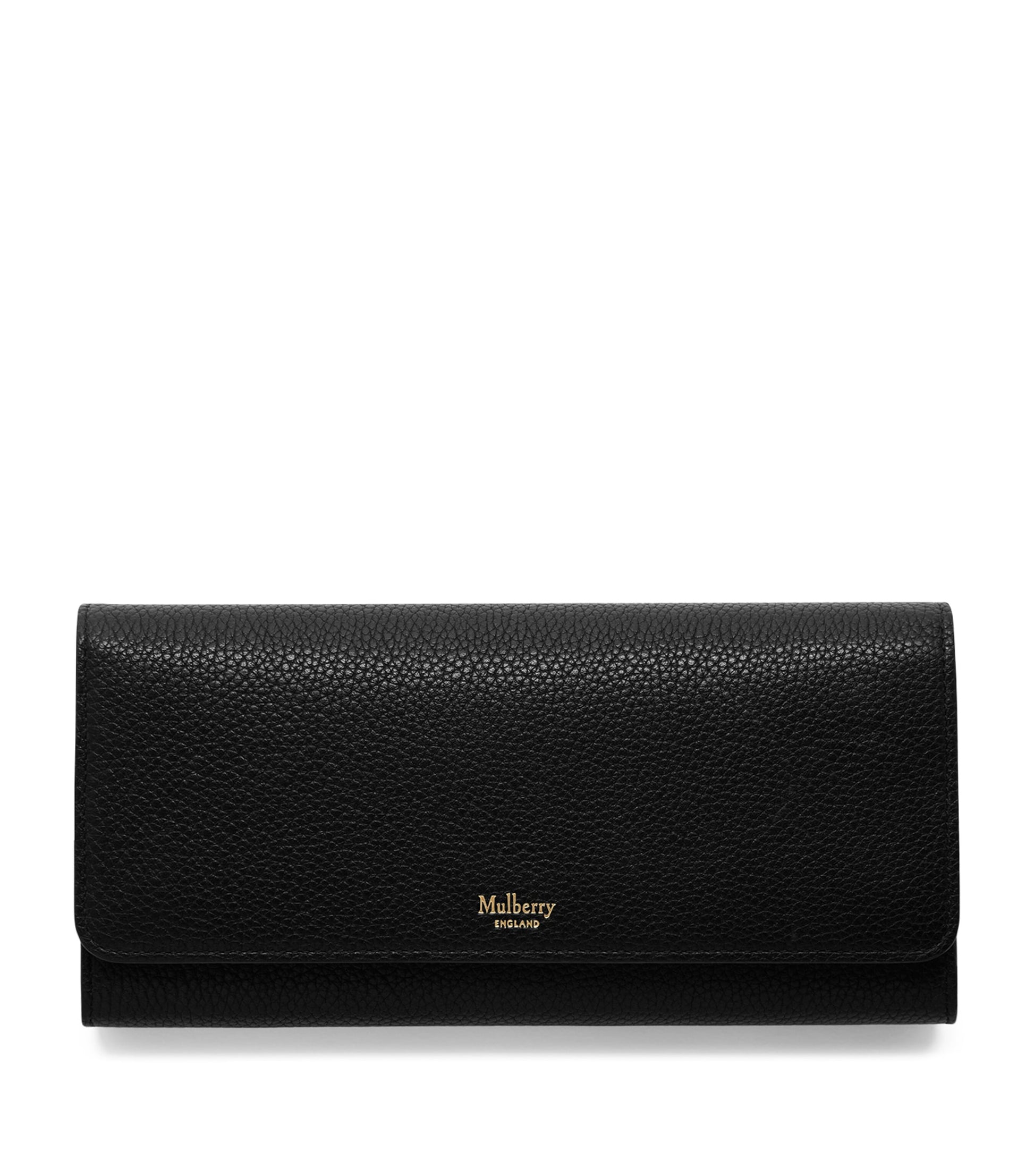 Mulberry Black Leather Continental Wallet