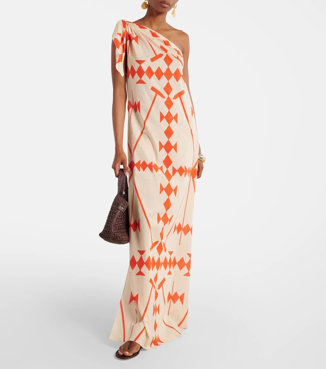 Johanna Ortiz - Printed cotton poplin midi dress