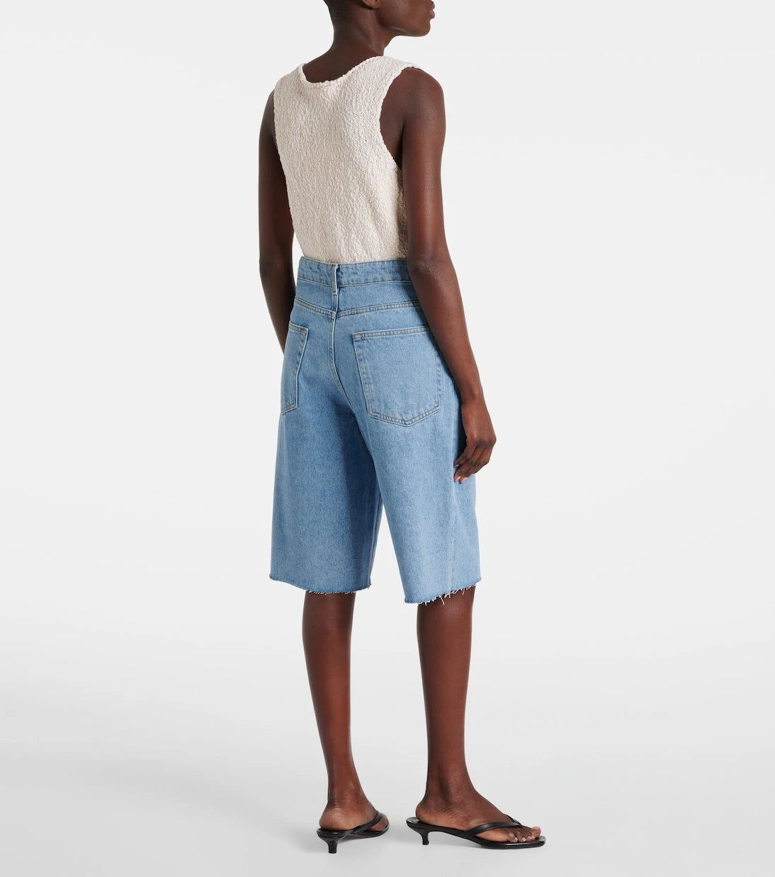 Róhe - Oversized denim shorts