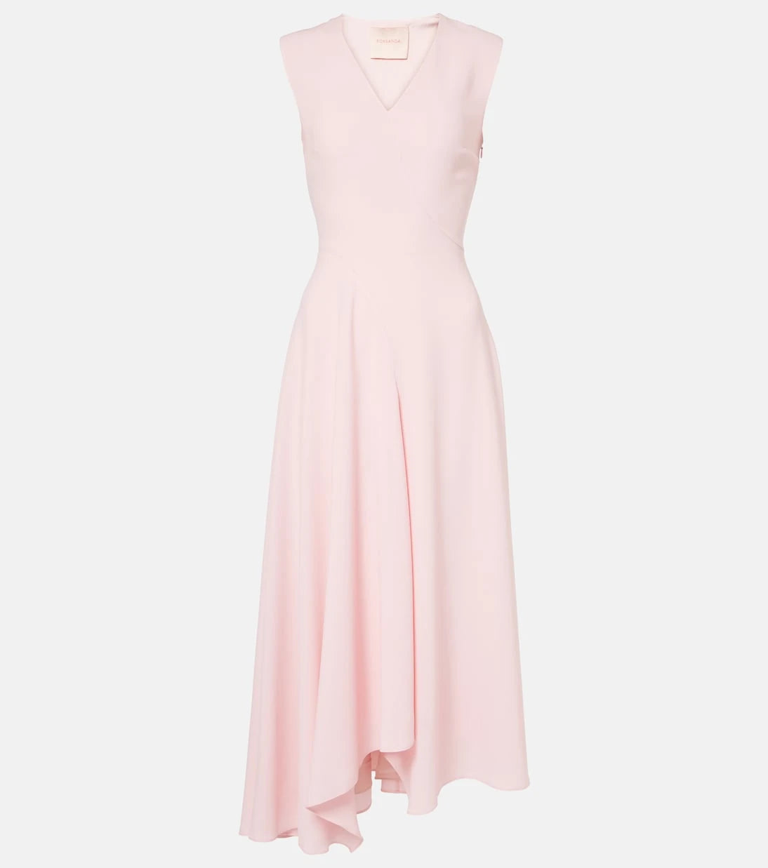 Roksanda - Miral asymmetric satin midi dress