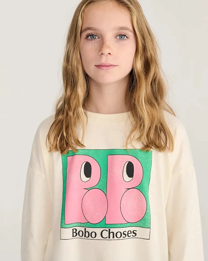 Bobo Choses çocuklar için pamuklu uzun kollu bluz