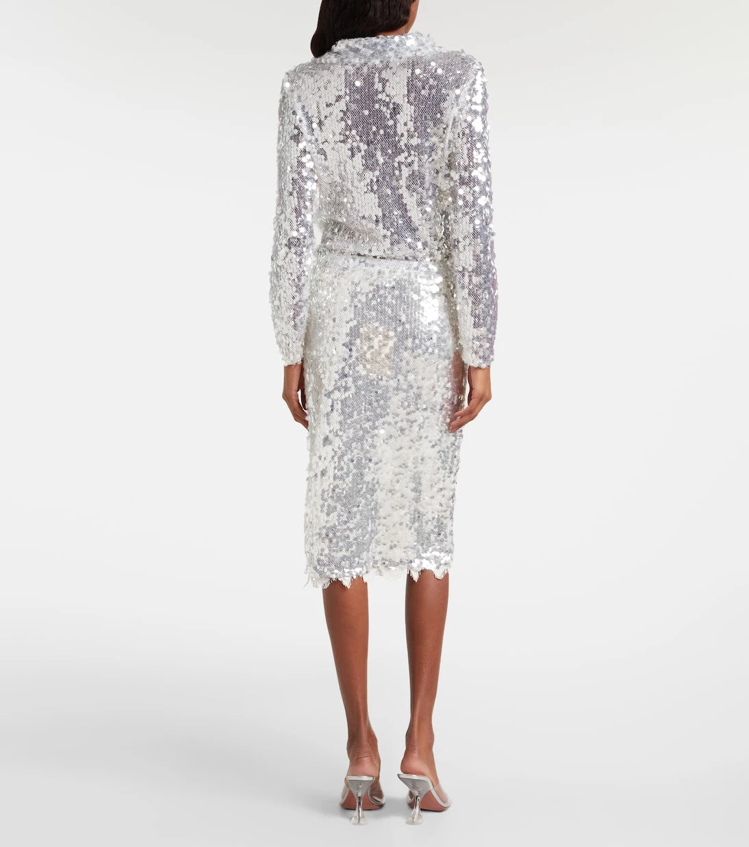 Christopher Esber - Opaline sequined midi skirt