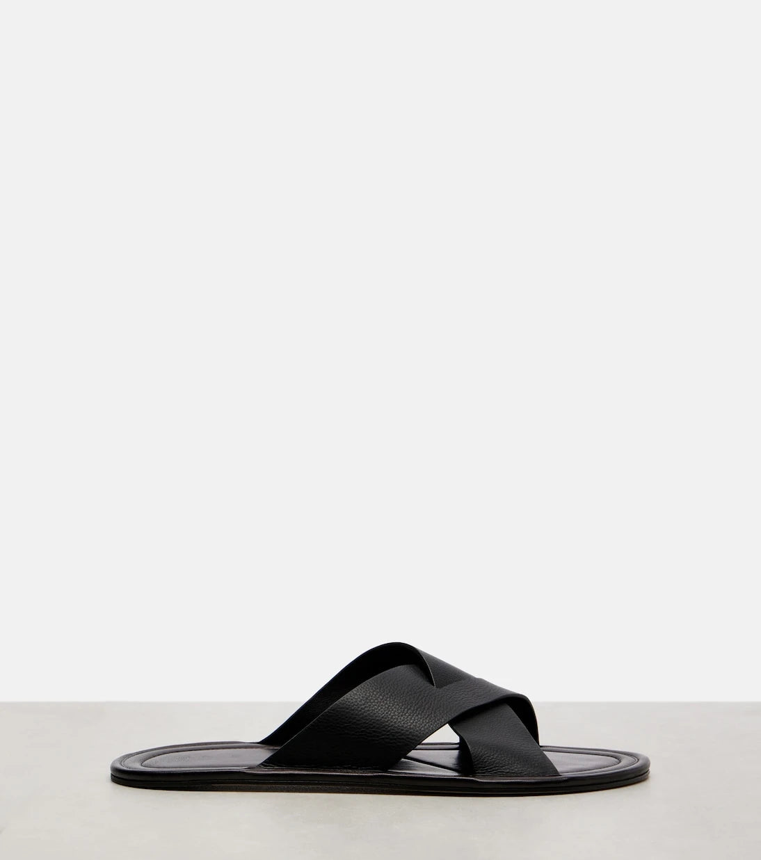 The Row - Malick Cross leather sandals