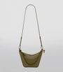 LOEWE Green Mini Leather Hammock Hobo Bag
