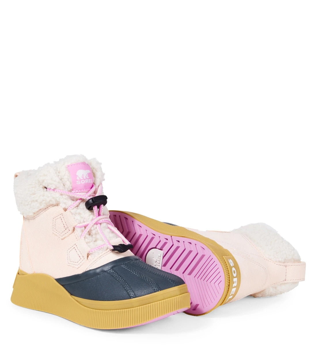 Sorel Kids - Out N About™ shearling-trimmed suede boots