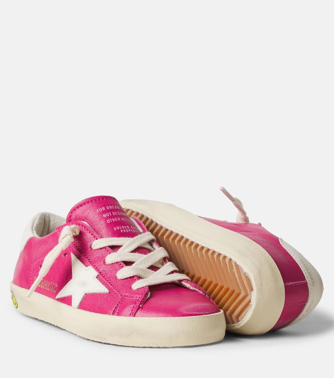 Golden Goose Kids - Super-Star leather sneakers