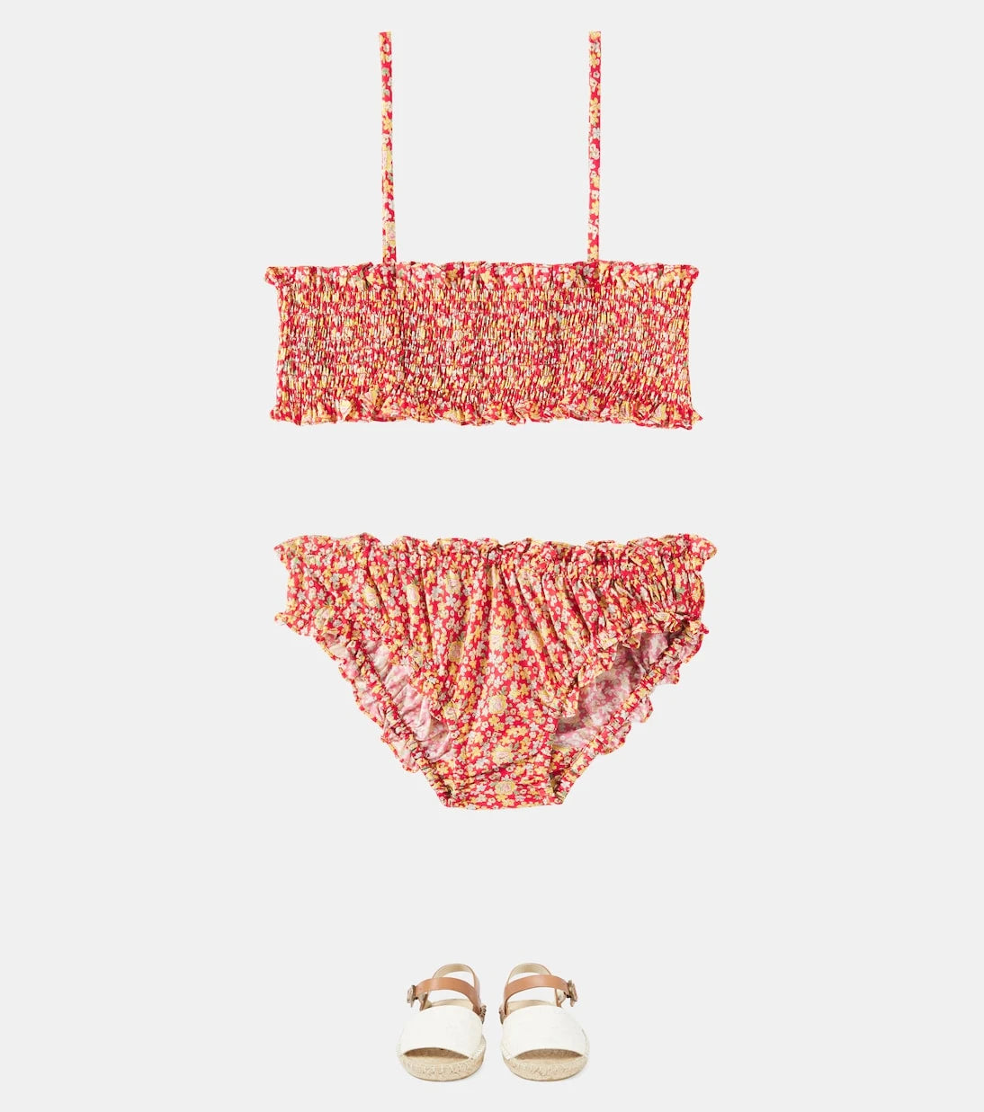 Bonpoint - Finlay smocked floral bikini