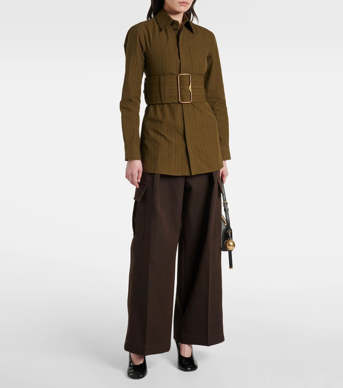 Burberry - Belted cotton overshirt