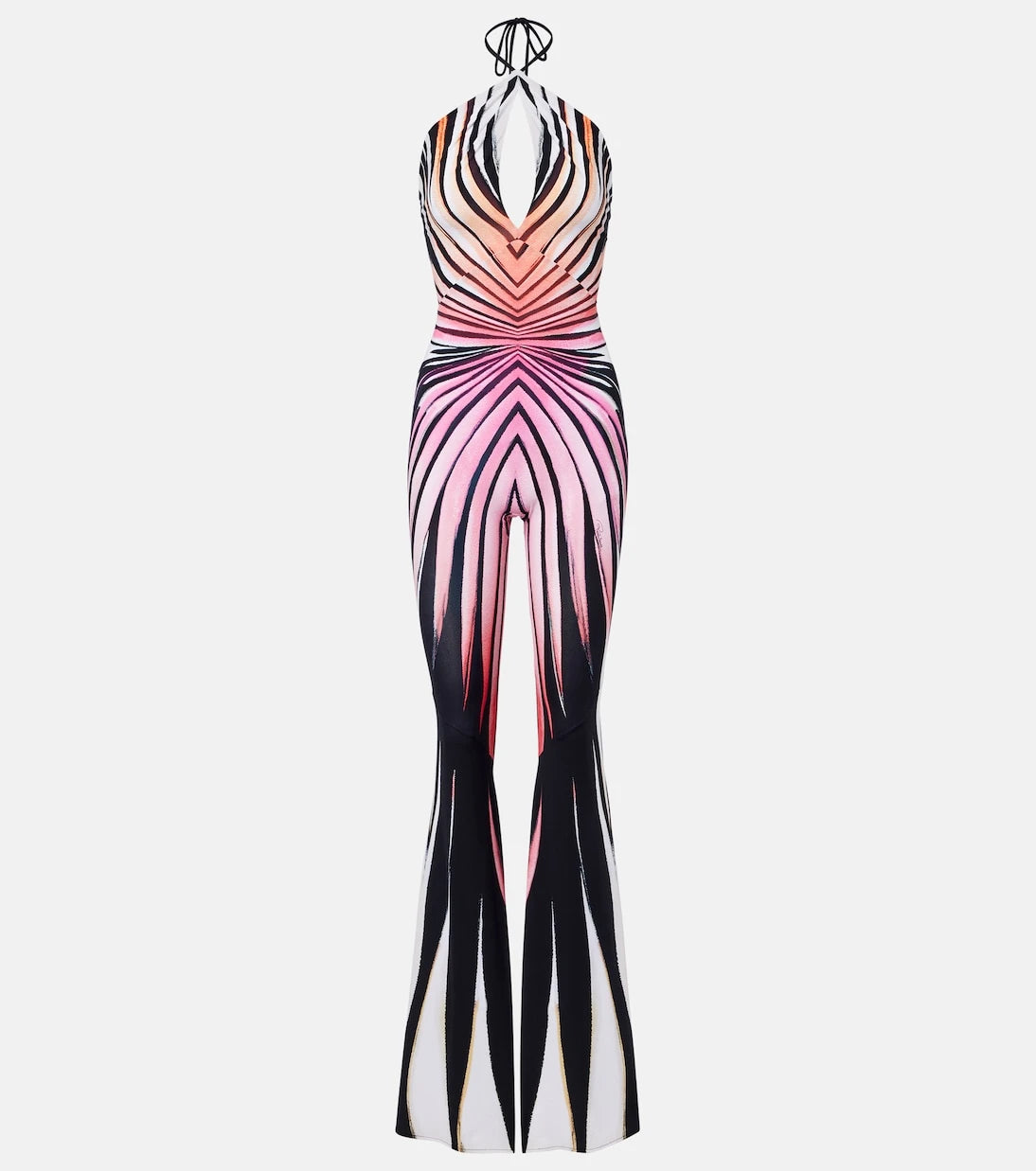 Roberto Cavalli - Printed halterneck jumpsuit