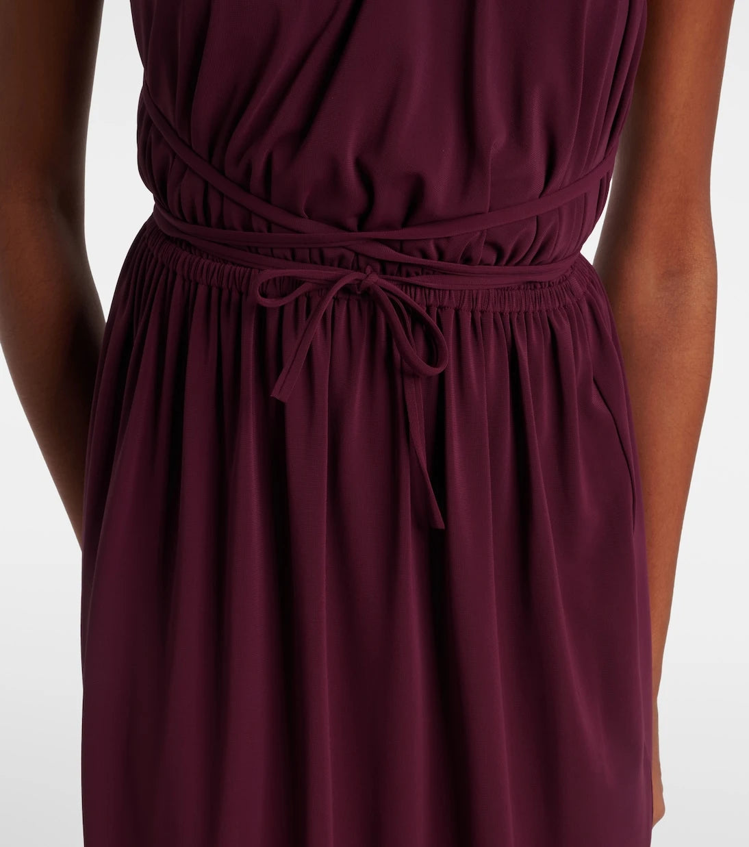Eres - Ines halterneck jersey midi dress
