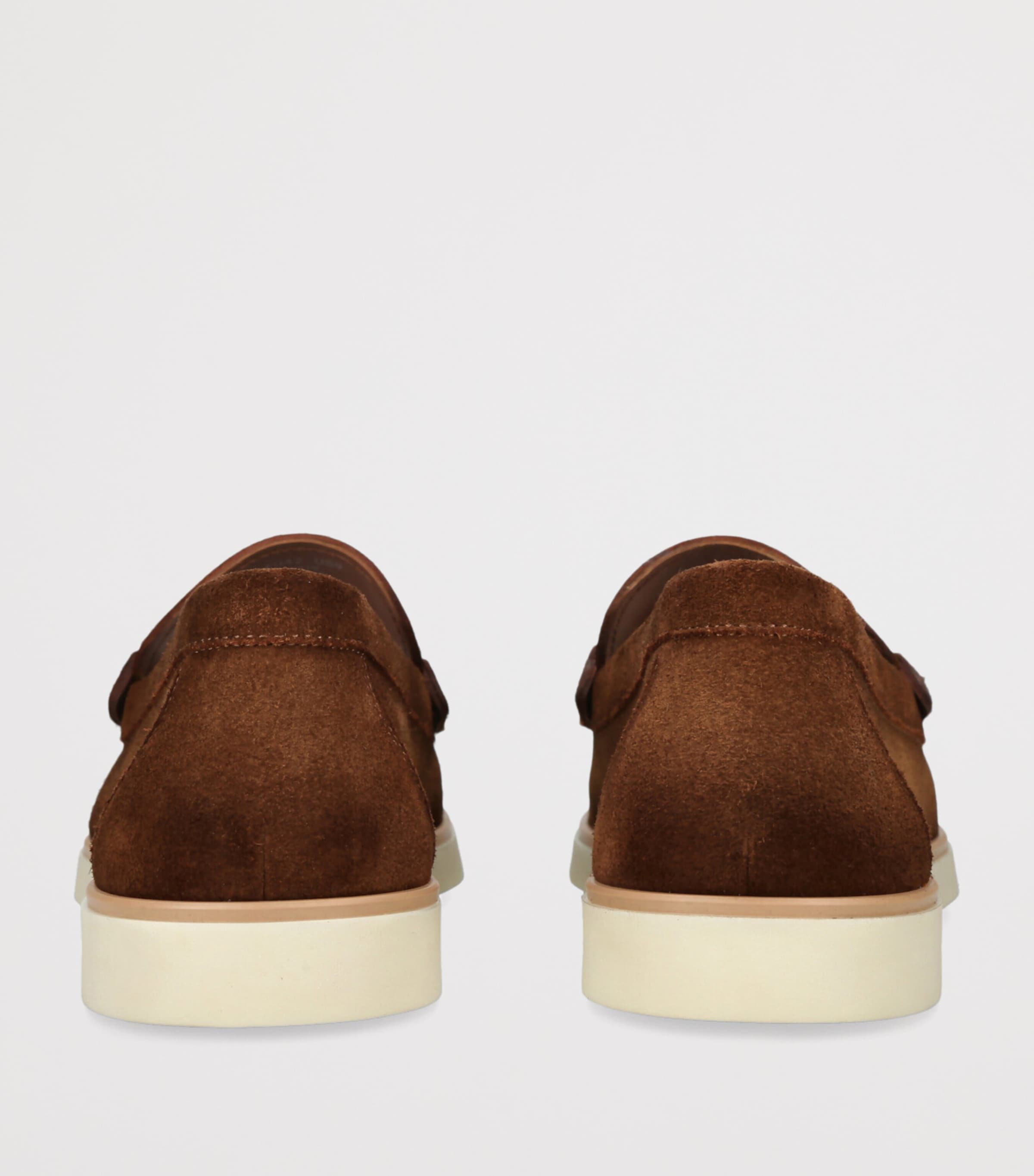 Suede Horsebit Loafers