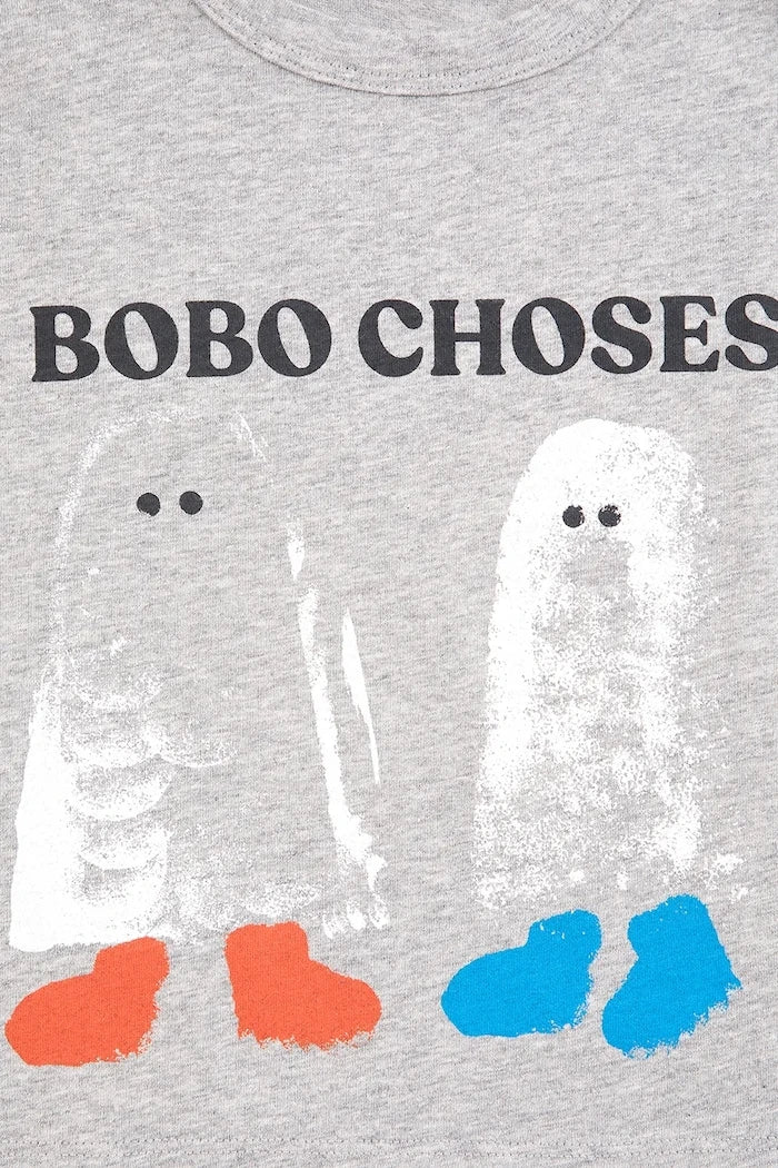 Bobo Choses çocuklar için pamuklu uzun kollu bluz Booty Ghosts