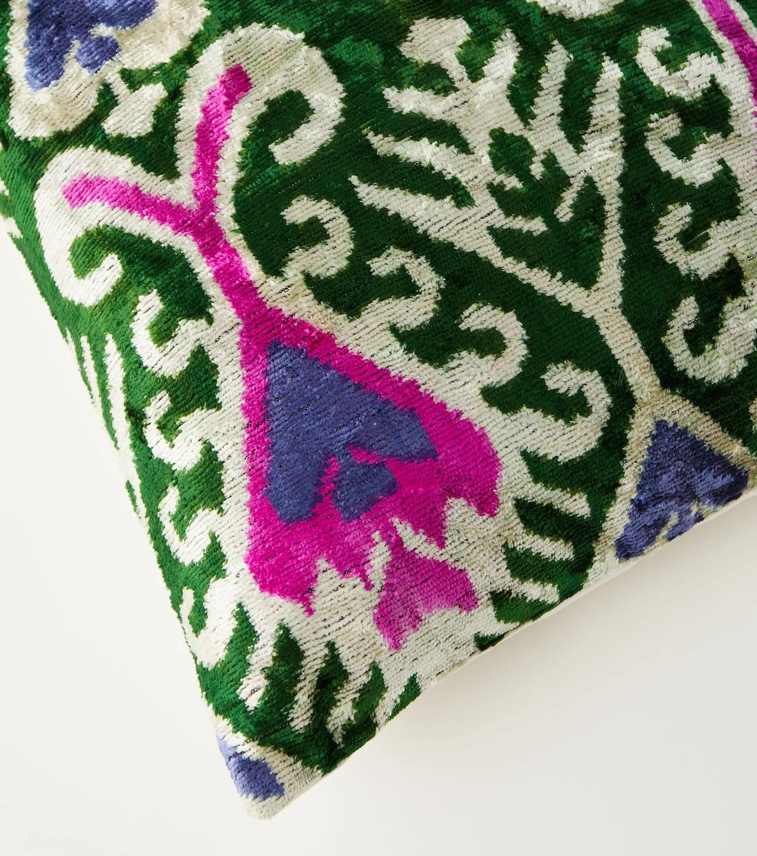 Les-Ottomans - Silk and cotton cushion