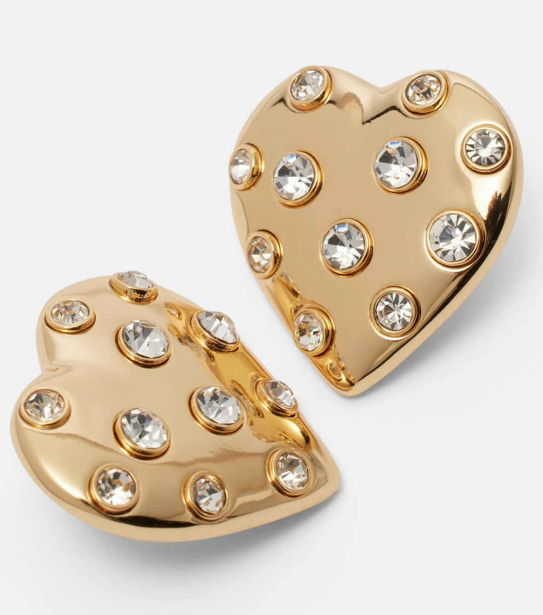 Self-Portrait - Crystal-embellished earrings
