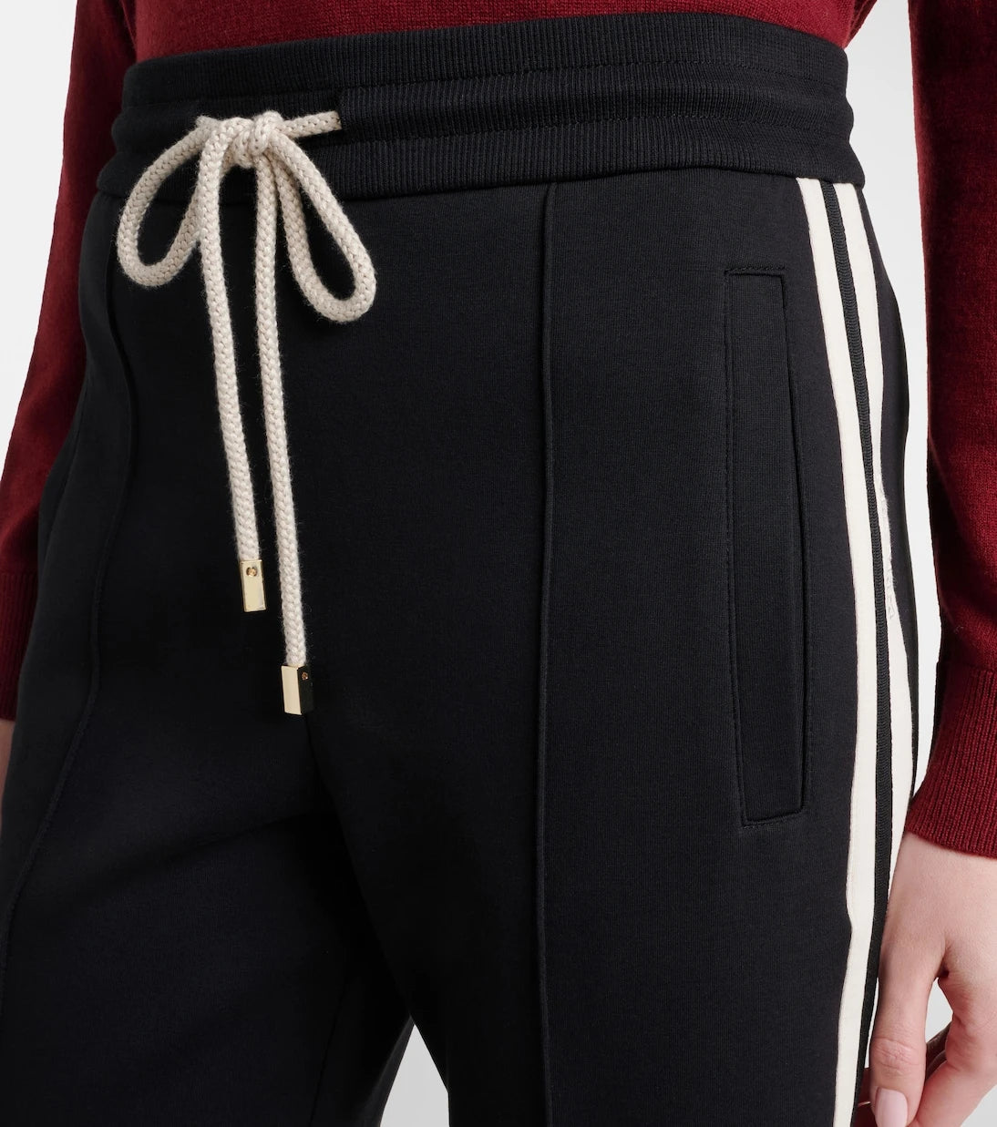 'S Max Mara - Vento cotton-blend jersey sweatpants
