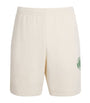 Cotton-Blend Fleece Tennis Shorts