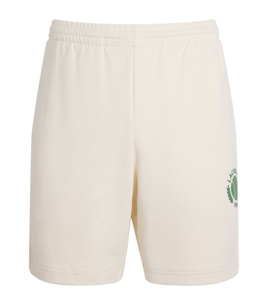 Cotton-Blend Fleece Tennis Shorts