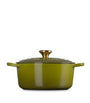 Enamelled Cast Iron Round Casserole Dish (24cm)