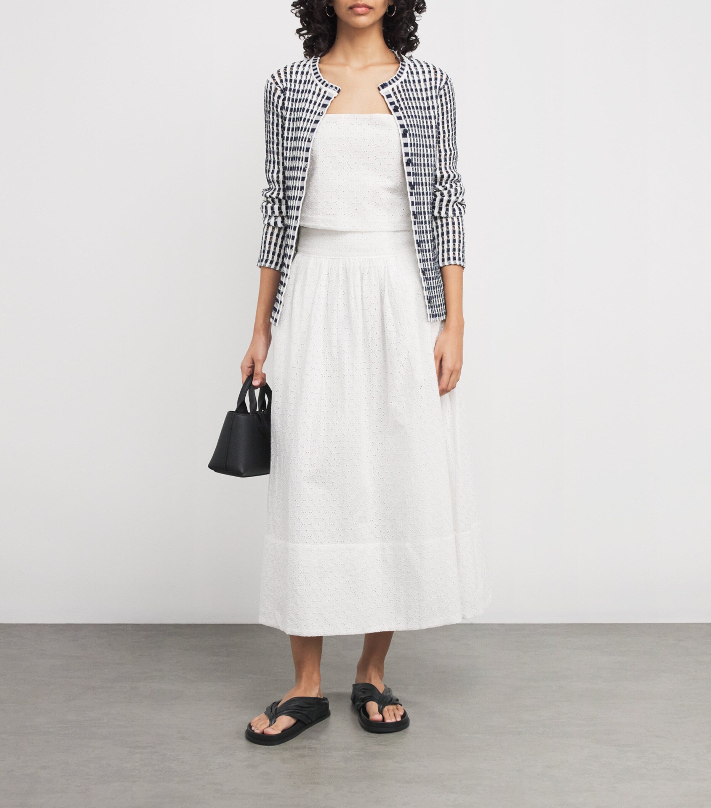 Cotton Aelita Crop Top WHITE