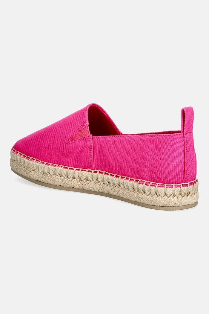 Calvin Klein Kadın Espadril OBLIQUE ESPADRILLE CANVAS