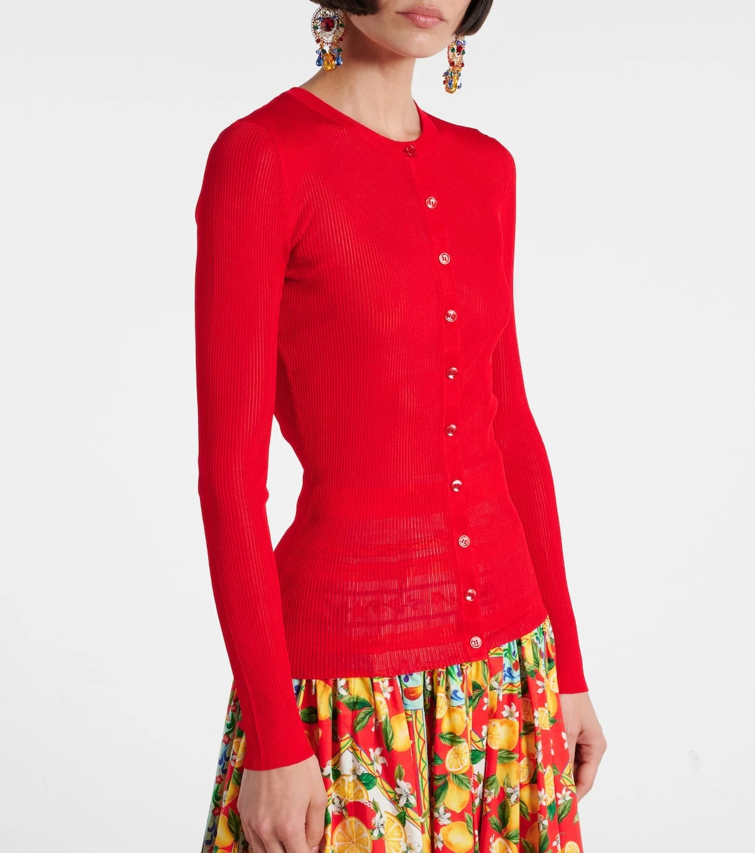 Dolce&Gabbana - Ribbed-knit cardigan