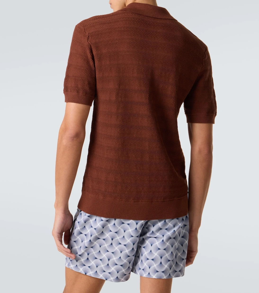 Frescobol Carioca - Vidal knit cotton polo shirt