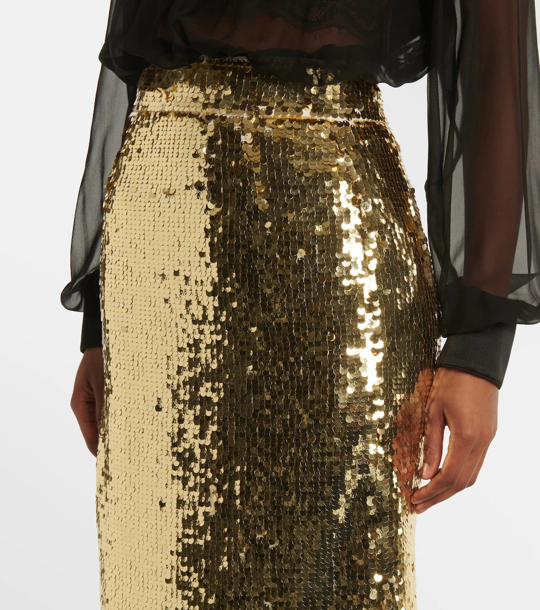 Dolce&Gabbana - Sequined midi skirt