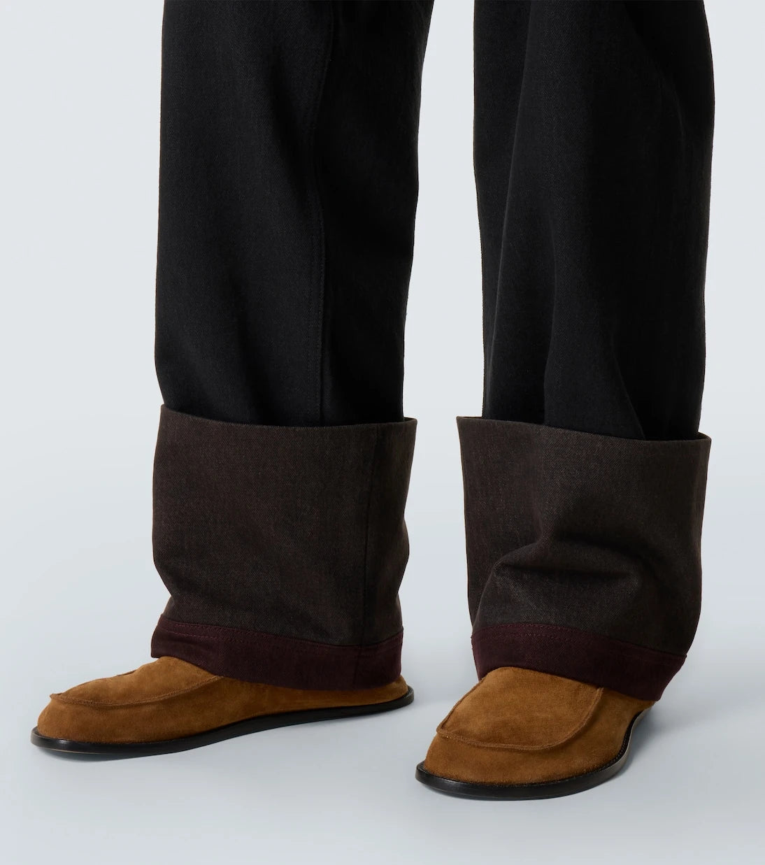 Loewe - Colorblocked wide-leg jeans