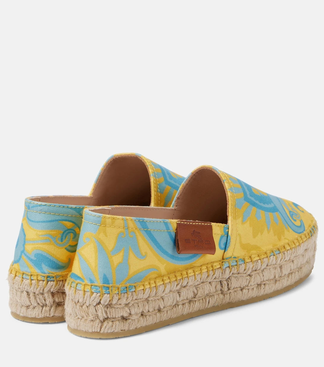 Etro - Printed canvas espadrilles