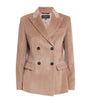 Weekend Max Mara Pink Corduroy Double-Breasted Blazer