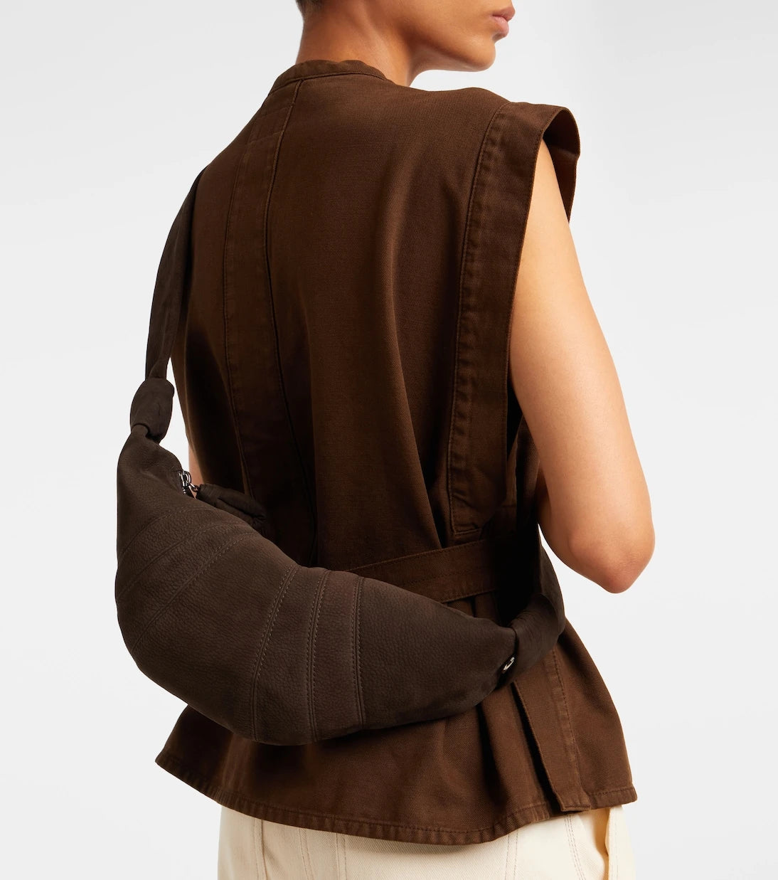 Lemaire - Croissant Small leather shoulder bag