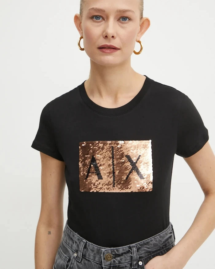 Памучна тениска Armani Exchange