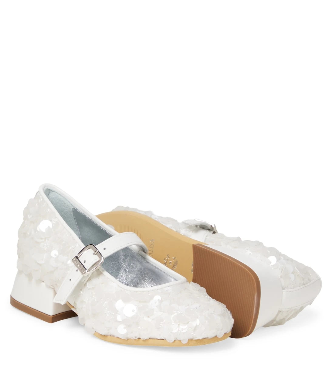 Monnalisa - Dorothy embellished Mary Jane flats