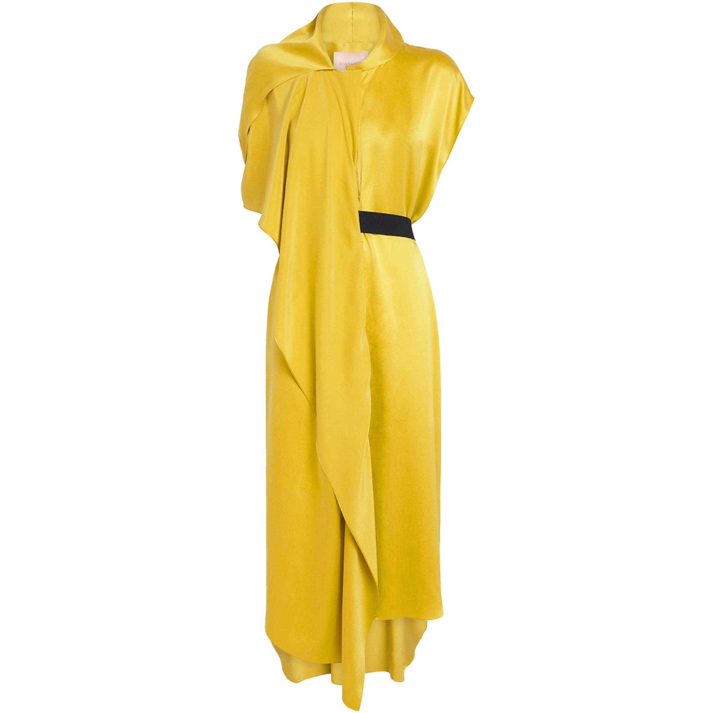 Silk Lysar Midi Dress BRIGHT ZINNIA