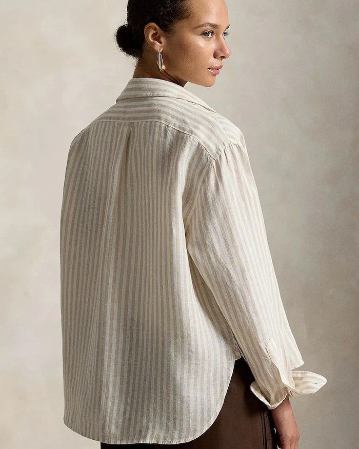 Polo Ralph Lauren Kadın Keten Gömlek LINEN-LSL-BFS