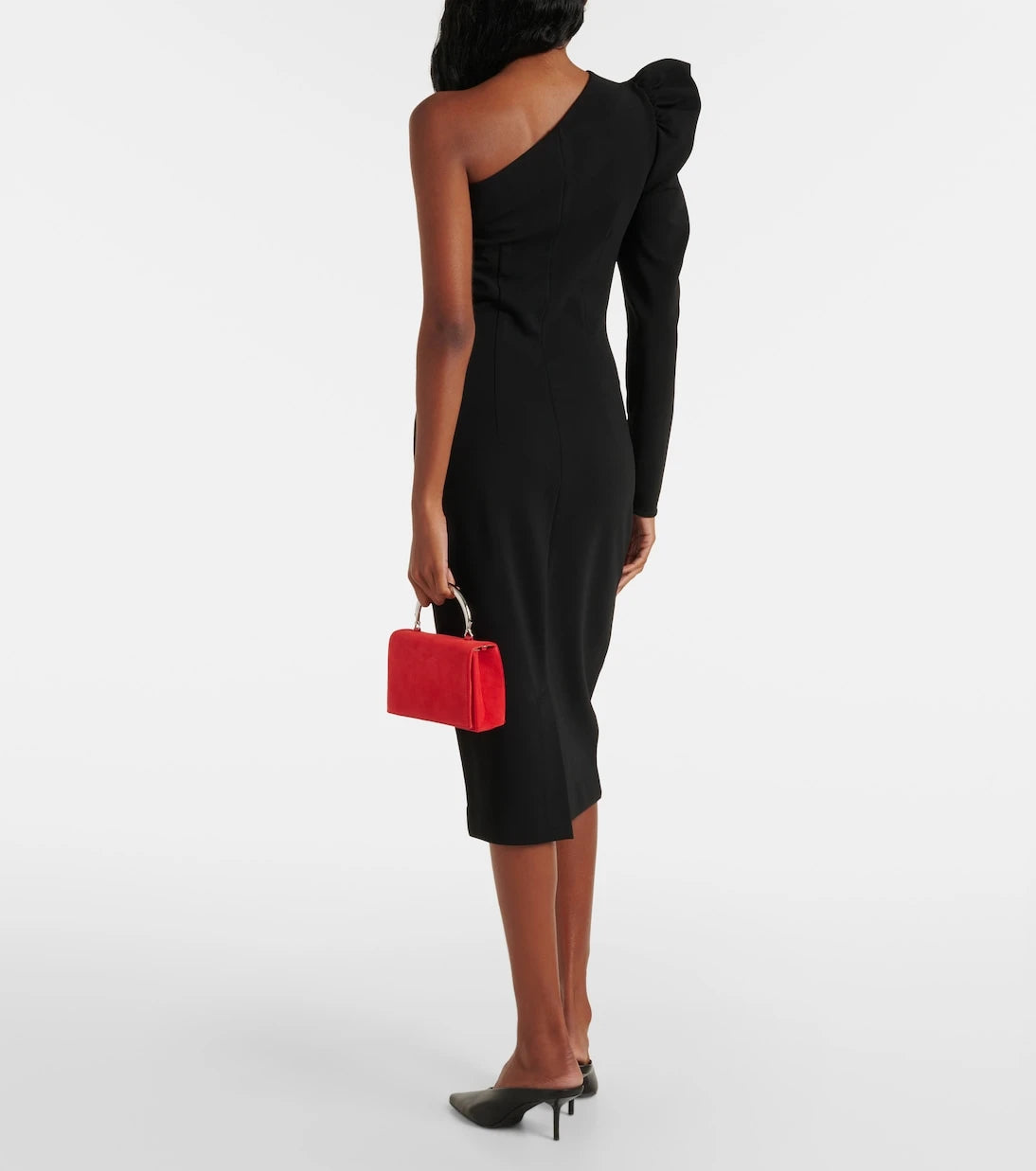 Max Mara - One-shoulder ruffled midi dress